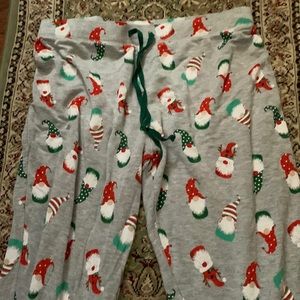 Christmas gnome pajama pants